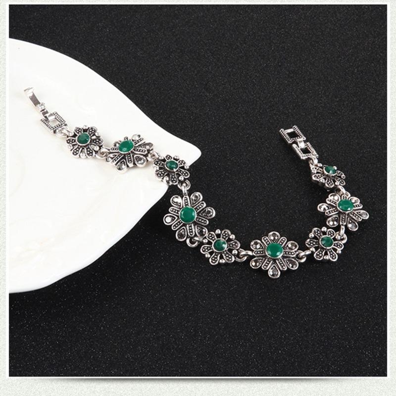 Brățară Femei Fulg de Nea Colorat, Bijuterie Exquisită Retro Versatilă Cadou