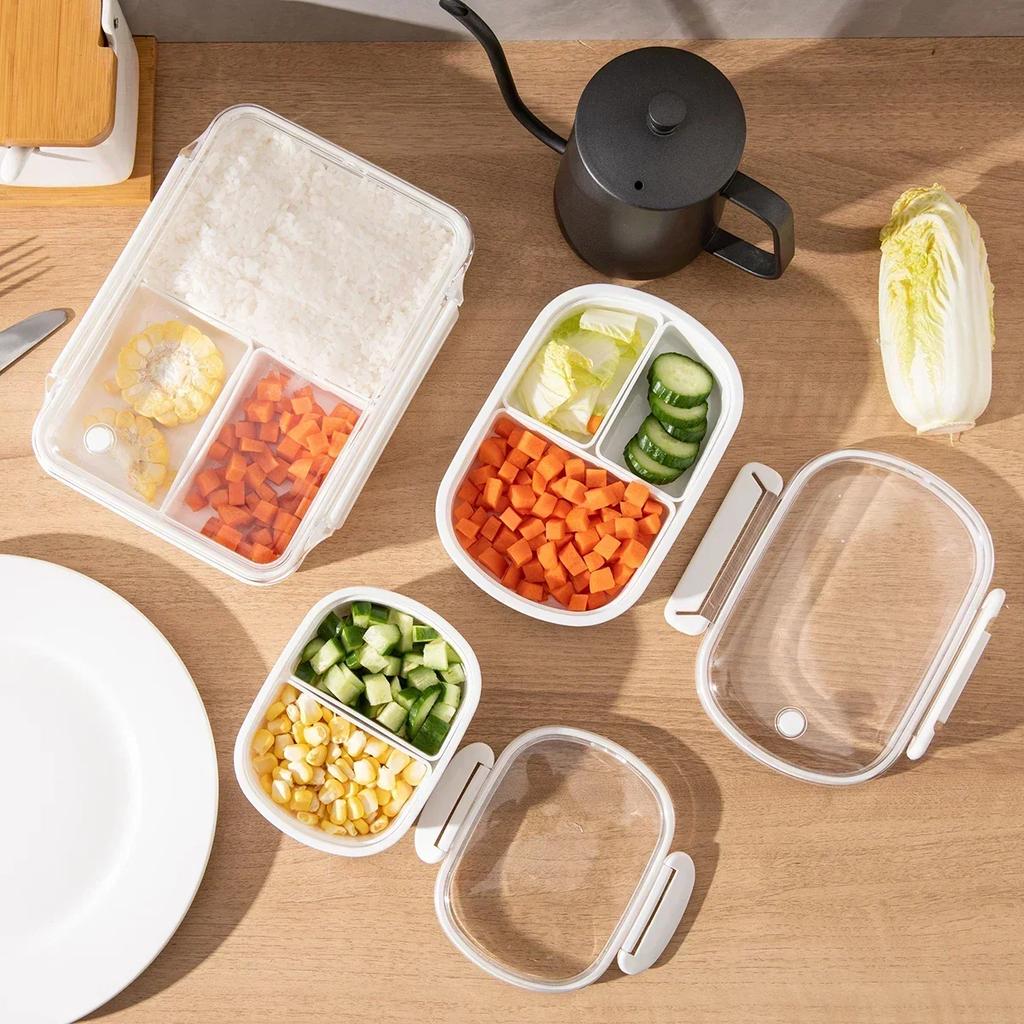 Multipurpose Lunch Box Microwave Heat-resistant Plastic Food Fruit Storage and Sealing Box Portable Leakproof Bento Box Lunchbox