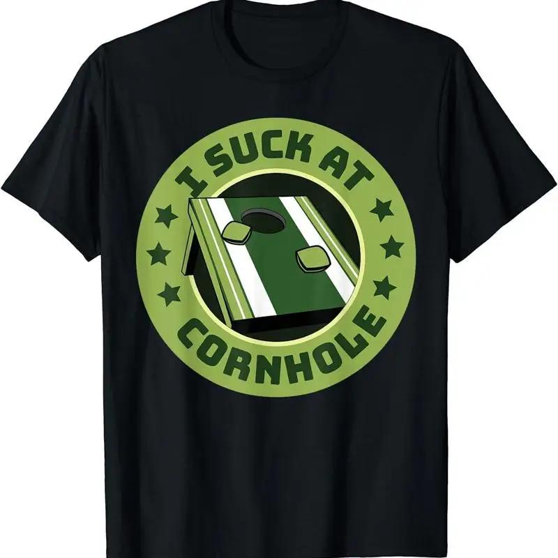 

Min New Limited I Suck At Cornhole For Player T Shirt S разноцветный