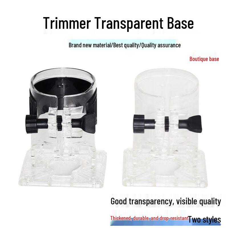 Router Trimmer Dust Shroud with Adapter