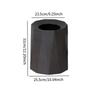 Round Trash Can, Waste Paper Basket, Nordic Reusable Trash Can, for Patio,