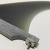 HFEXI Fiberglass Fin (FIBER GLASS FIN) for 7" Longboards, Center Fin, Box Fin, 7-Inch, HF-FB7-BK