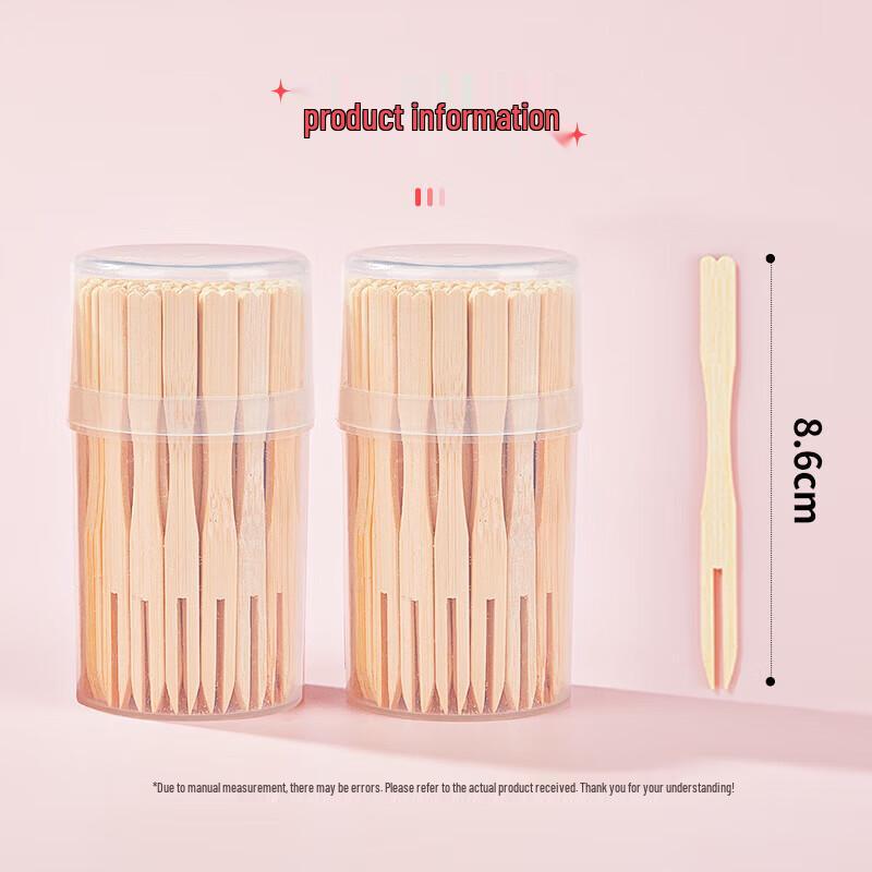 YOUAO Disposable Bamboo Fruit Forks