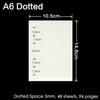 4 Pcs/ Lot High Quality Ring Binder Notebook Insert Refills 6 Holes A5 A6 A7 Personal Spiral Diary Planner Inner Core 100G Paper Quality