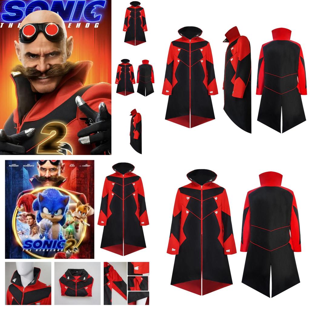 Sonic The Hedgehog Dr Egguman Kostüm für Halloween Cosplay
