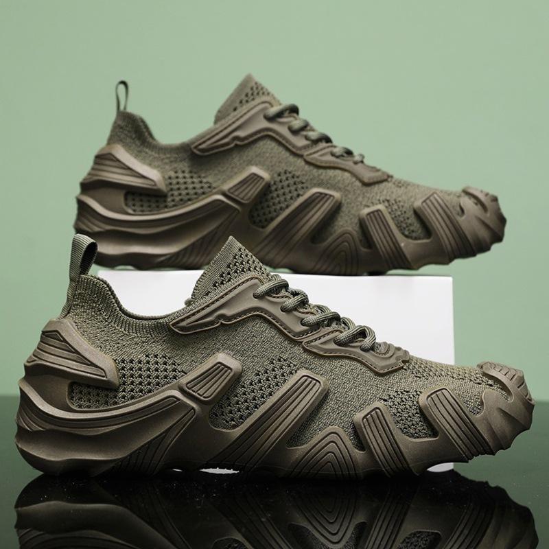 

Casual sports trendy shoes men s fly knit socks shoes student spring summer 2025 men s shoes breathable mesh shoes teen 44