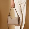Genuine Leather Underarm Shoulder Bags For Women  Trend Designer Half Moon Crossbody Purses Cowhide Ladies Handbags