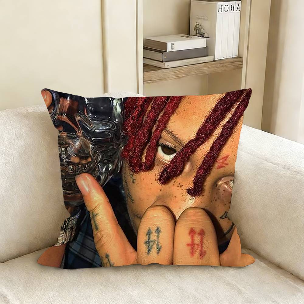 T-Trippie R-Redd Various Sizes Square Pillow Case For Car Home Bedchamber Decor