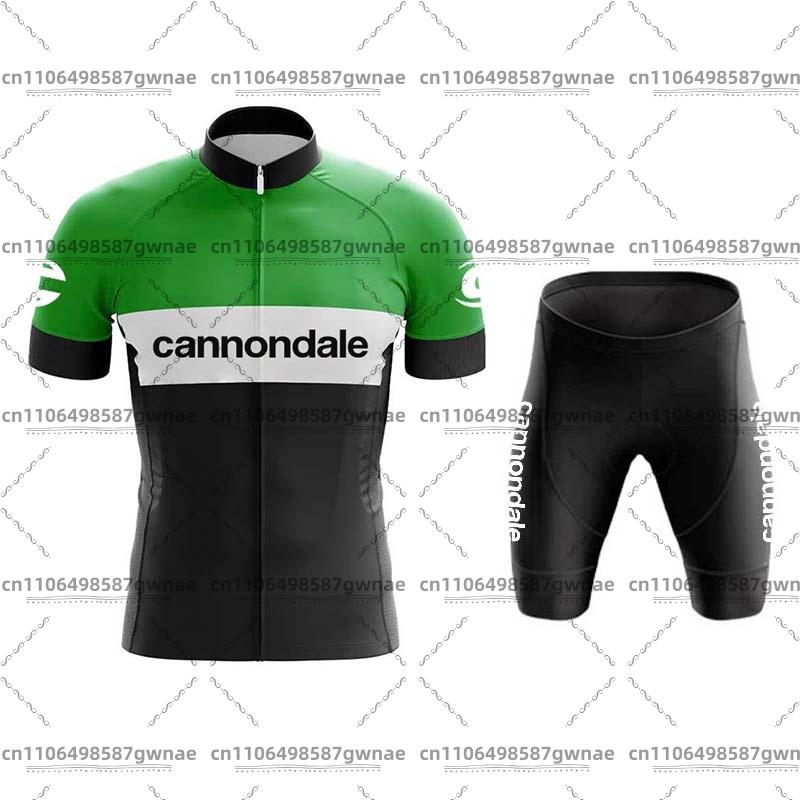 Cannondale Mountain Bike Jersey Set, Reflective Custom Jersey with Bib Shorts Summer Jersey