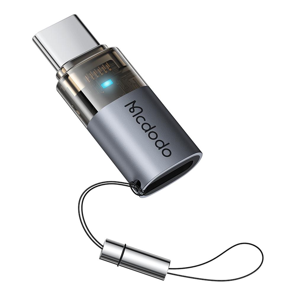 

MCDODO OT-7610 MDD iP Female to USB-C Male Adapter with LED Light PD 60W Fast Charging Converter A