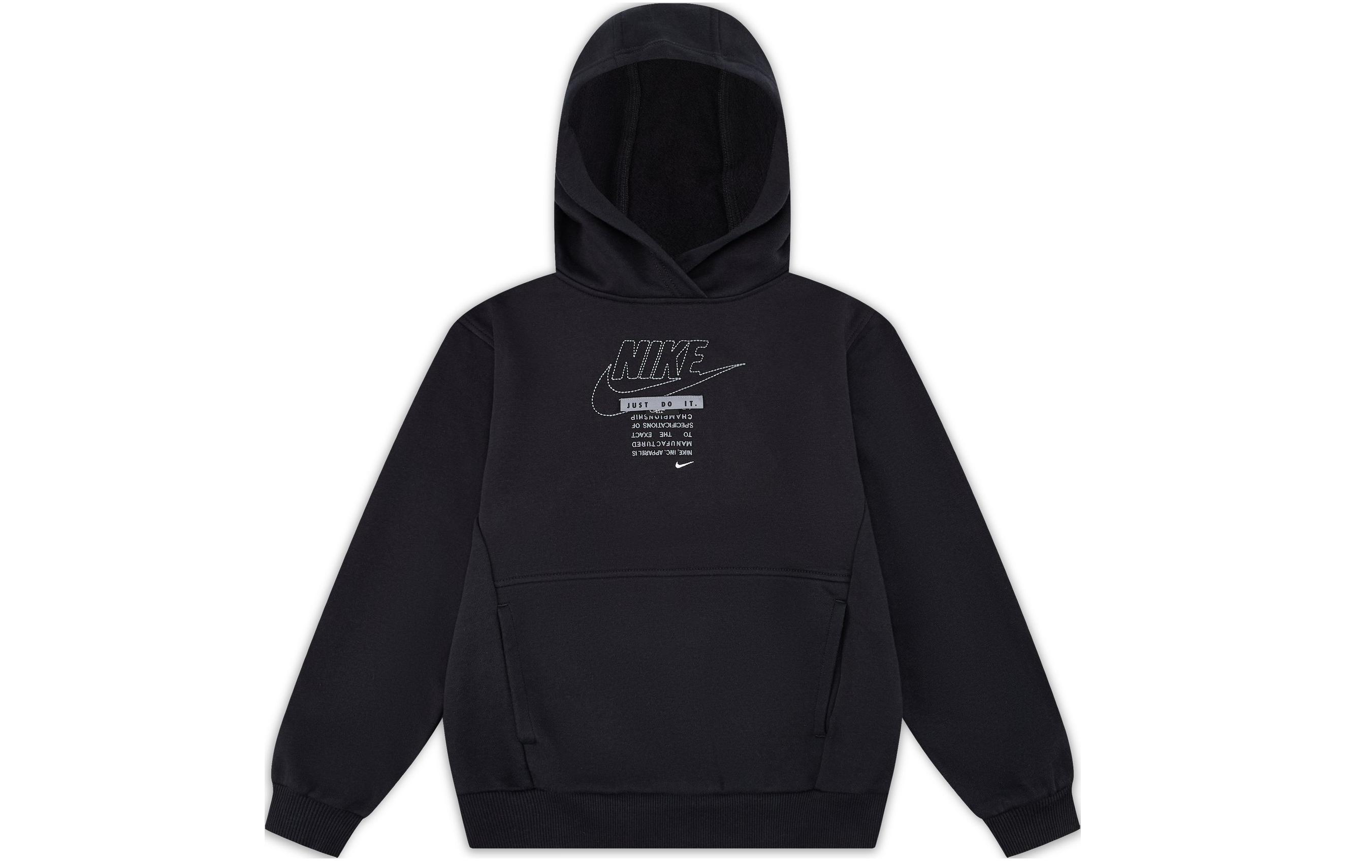 

Nike Kids Sweatshirts Hooded Moderate FN9100-010 S