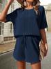 Dames casual outfits T-shirt met korte mouwen en shorts met trekkoord Zomer tweedelige pakset