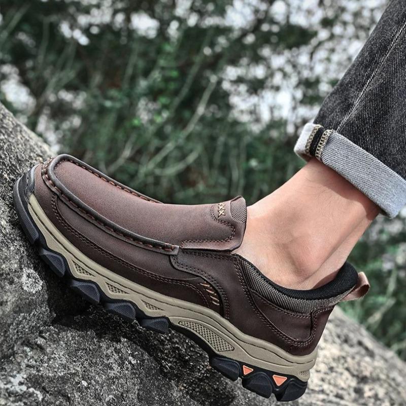 Men's Shoes High Quality Cow Leather Casual Shoes Classic Slip On Loafers Non Slip Oxford Shoes Men's Leather Sneakers Moccasins