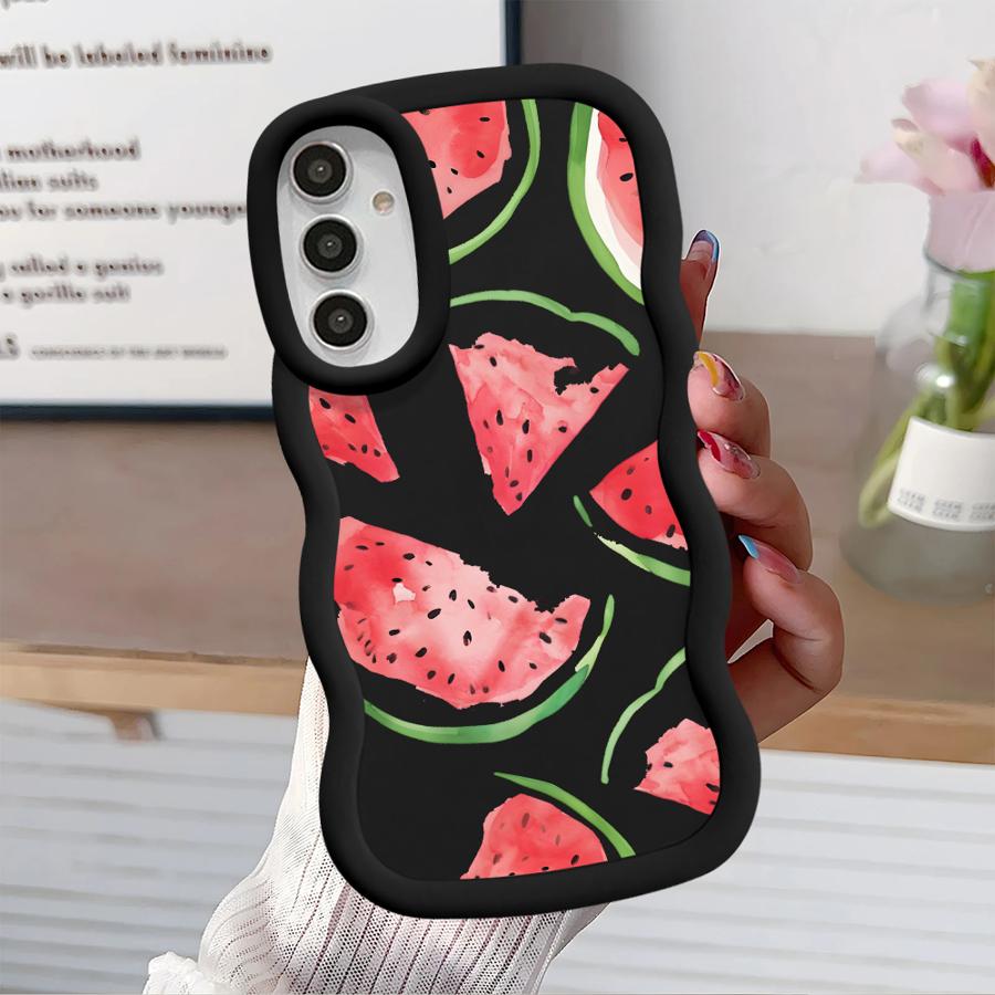 Case for Samsung Galaxy A52 A55 A06 A50 A02s A30 A51 A73 A20 A05 A03 A04 Soft Phone Cover Fruit Watermelon Kiwifruit
