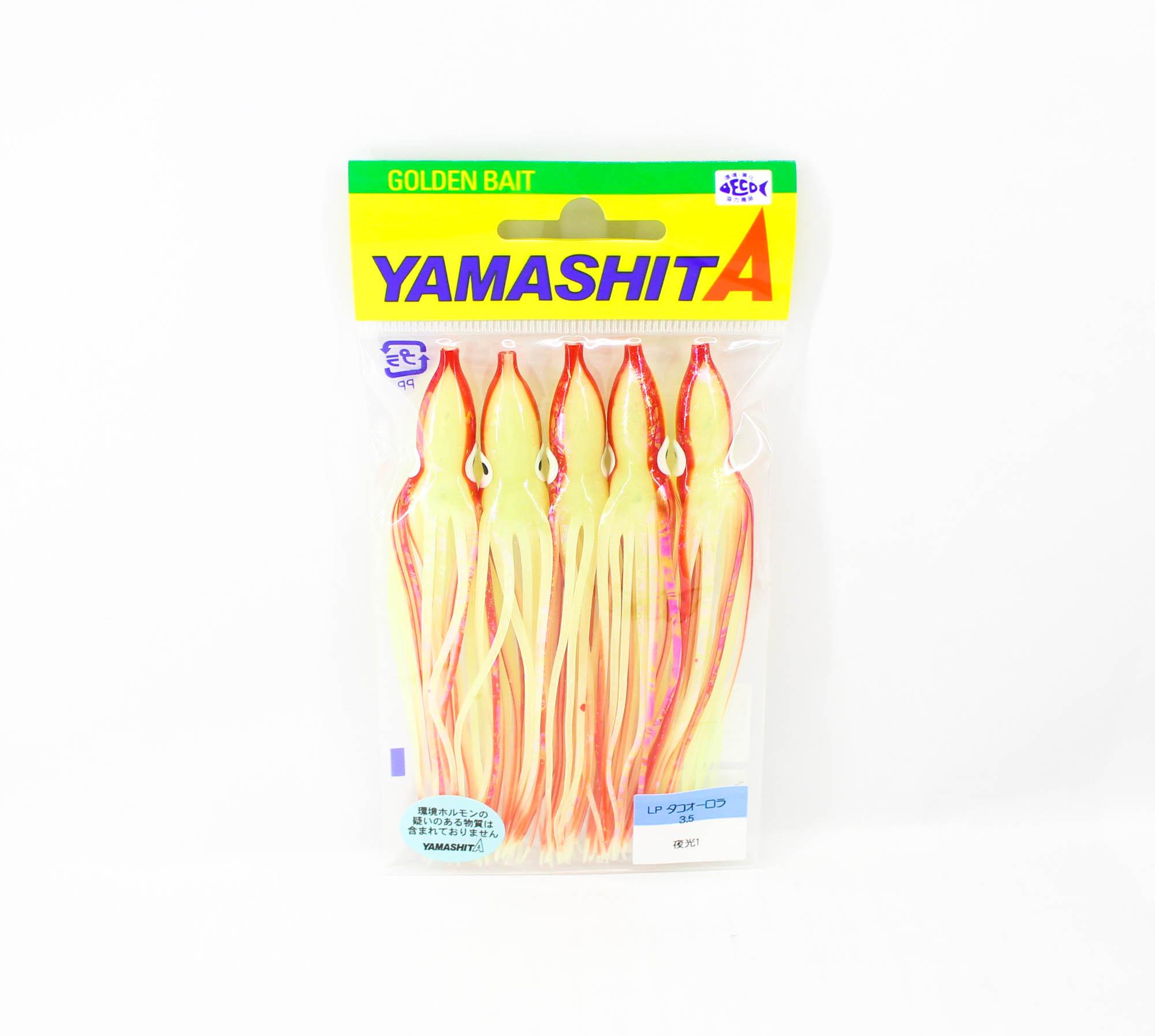 

Юбка Yamashita Octopus Aurora в форме кальмара 3,5 дюйма (5 за упаковку) ЯКО-1 (6401)