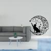 Foldable Metal Cat Wall Hook Organizer for Bathroom Closet Farmhouse Towels Robes And Unique Black