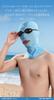 Face Mask Stretch 3 Holes Full Face Lightweight Windproof Sunscreen