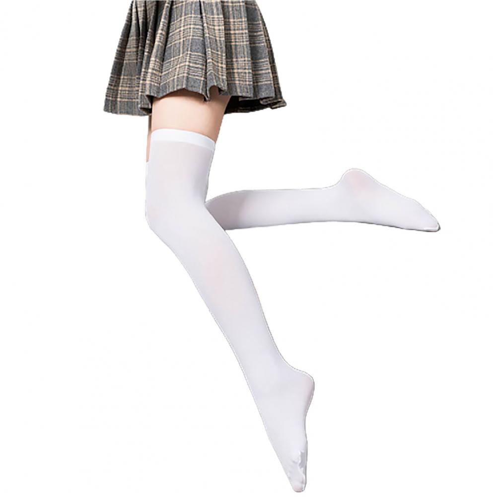 1 Paar hochelastische, atmungsaktive, leichte Strümpfe für Mädchen, süßer japanischer Stil, Overknee-Socken für Damen, Streetwear