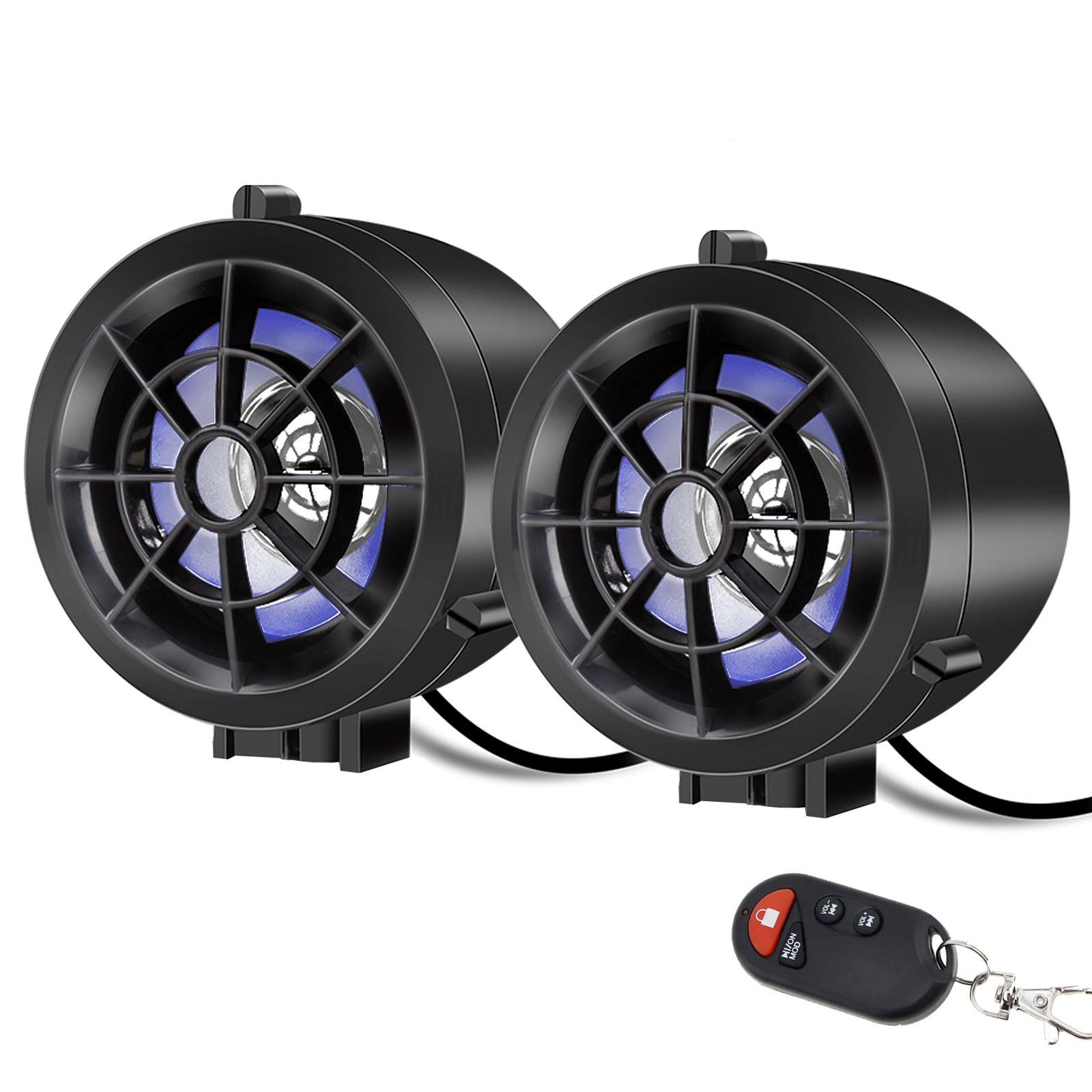 Motorcycle Speakers Wireless Stereo System Support