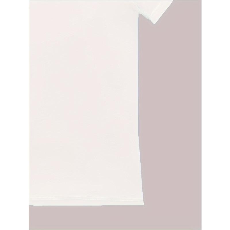 Milano Letter Print T-Shirt, Lässiges Rundhals-Kurzarm-Oberteil für Frühling & Sommer, Damenbekleidung