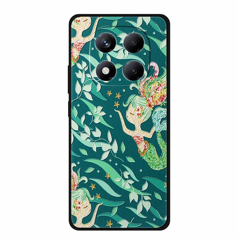 3D Flowers Emboss Fundas For Redmi Note 15 5G (China) Case Soft Silicone Phone Cases For Note 15 5G For China Covers Shell Coque