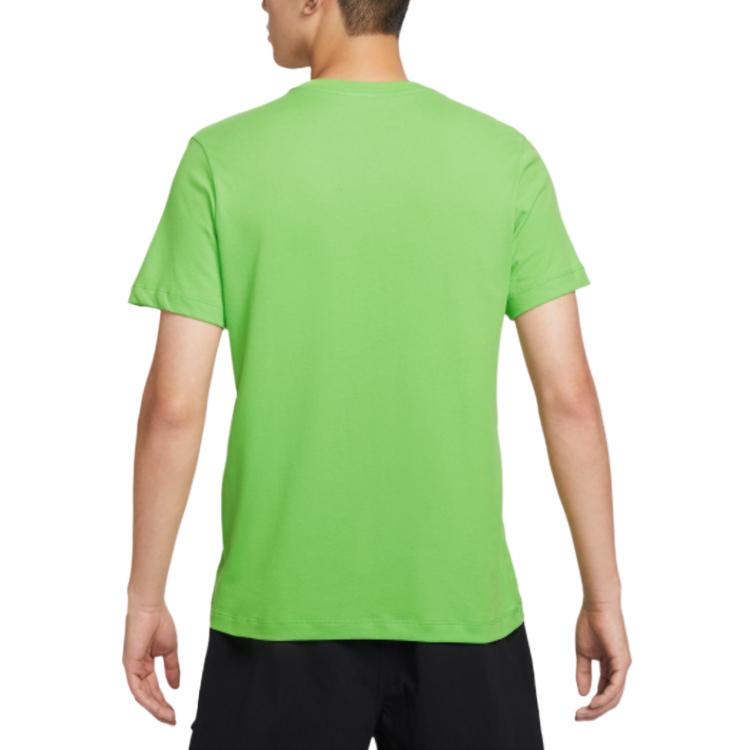 Nike Dri-Fit ACG Crew Neck Letter Print Quick-Dry Running T-Shirt Men Tops Bright-Green IO9630-307
