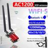 AX1800 WiFi 6 Dual-Band Gigabit PCIe Wireless Network Card with Bluetooth 5.2 (RTL8852)