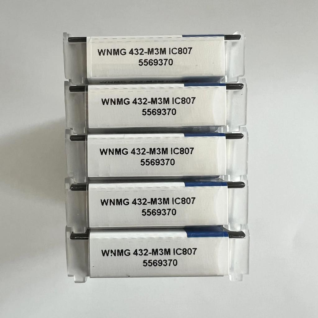 ISCAR / WNMG080408-M3M IC807   Industrial Indexable Carbide Inserts 10 Pcs