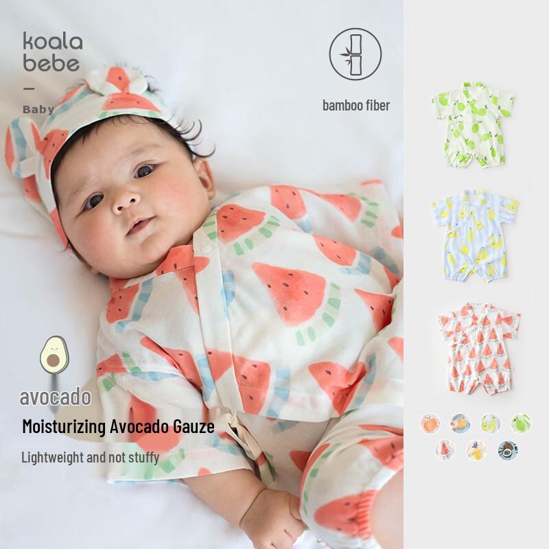 Koala Bibi Avocado Bamboo Fiber Baby Romper 66