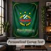Wall Tapestry Rapid Wien FC Print Custom Name Text Wall Hanging Home Decor