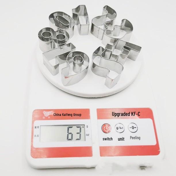 9-Piece Stainless Steel Cookie and Cake Mold Set for DIY Baking and Baby Food