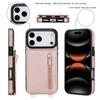 Crossbody Zipper Cards Solt Wallet Flip Leather Case For iPhone 17 Pro Max 16 Plus 15 14 13 12 11 Long Lanyard Bag Book Cover