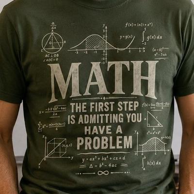 Math Problem T-shirt, Funny Math Teacher Tee, Unisex Graphic Shirt