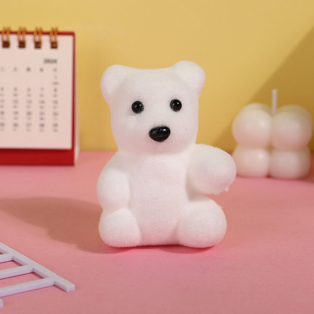 10pcs/bag Foam Bear Mini Bear Flower Bouquet Plush Doll Cartoon Bouquet Doll  Girl Birthday Gift