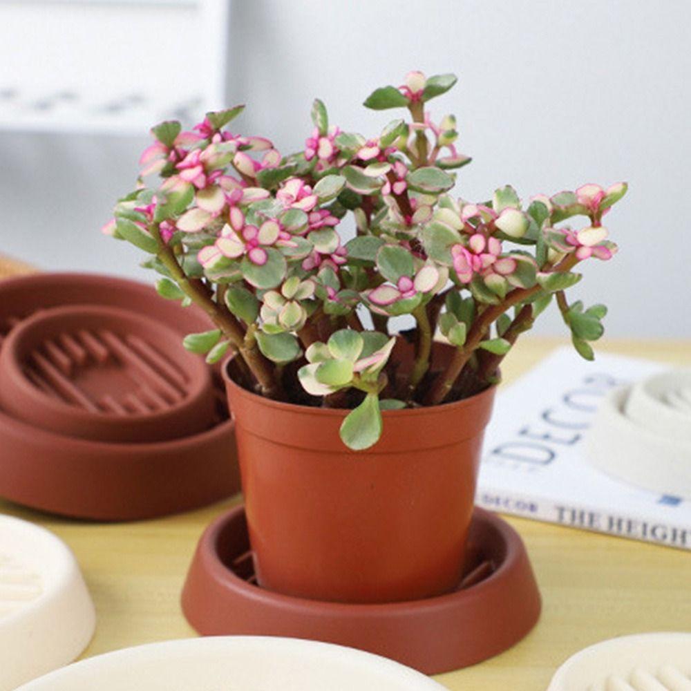 Round Plant Saucer Thickened Drip Plant Tray New Flower Pot Tray  Indoor Outdoor