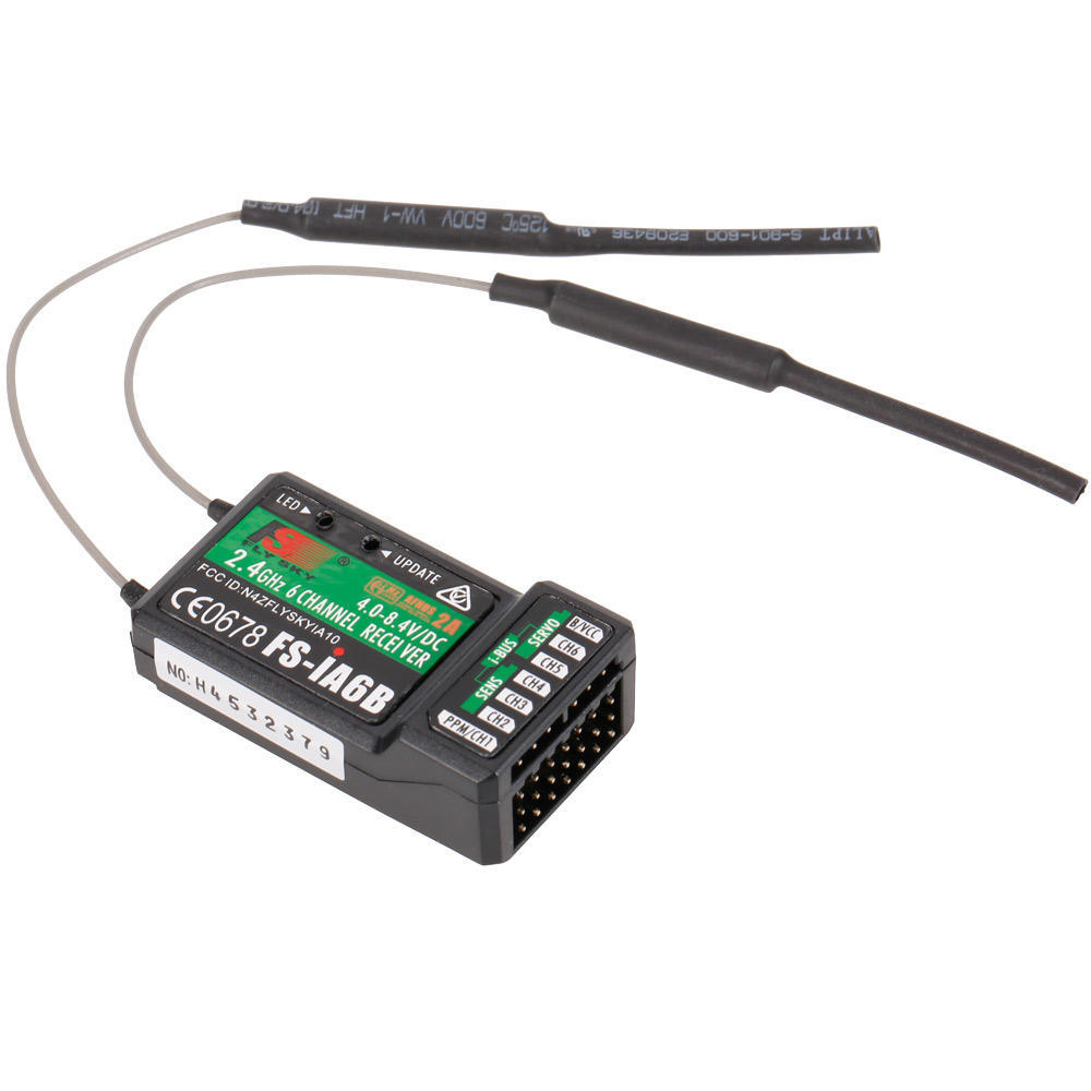 FPV Drone Flysky FS-i6X 2.4GHz 10CH AFHDS 2A RC Transmitter with FS-iA6B Receiver for RC Drone Airplane Helicopter Flysky FS-i6X