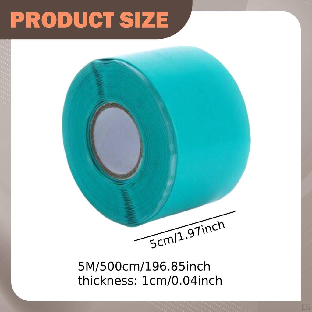 Nastro Antiscivolo Manico Morbido Silicone Accessori Remo Resistente alla Fiamma Avvolgimento Impermeabile