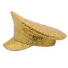 Sequins Silver Bridal Big Cap Model Cap Handmade Wedding Hat Performance Navy Hat Female