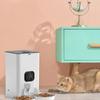 6L Automatic Pet Feeder for Cats WiFi Smart Stainless Steel Tow Bowl Dog Feeder Large Capacity Timed Feed Trough Fo Wifi
