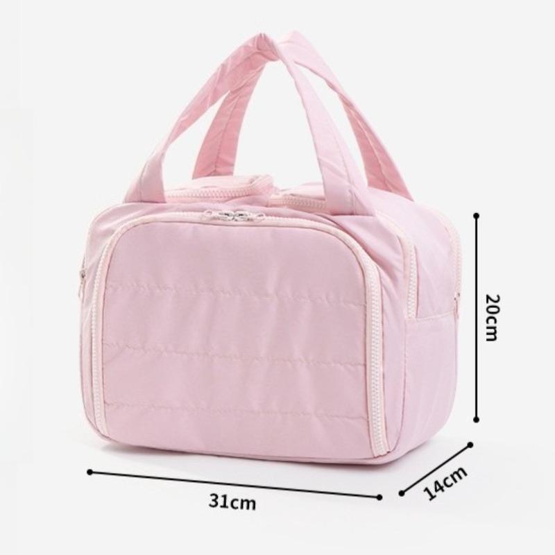 1pcs Large Capacity Makeup Bag Portable Outdoor Travel Toiletry Storage Pouch Multifunctional Cosmetic Organizer