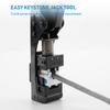 90 Derece Keystone Jak Punch Down Aleti Özgül Modüler uyumlu CAT5/5e ve CAT6/6A Adaptör 4 Çift Hızlı Sonlandırma Kıvırıcı