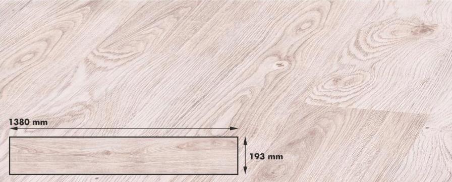 Laminate floor panels Oak Parquet AC4 7 mm