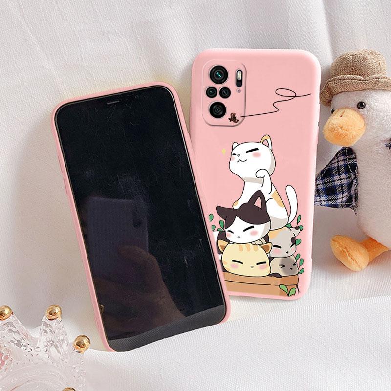 Heart Flower Case For Poco M5S Phone Cover Cute Silicone Shockproof Soft Coque For Poco M5S PocoM5S M5 S Shell Cartoon Lovely