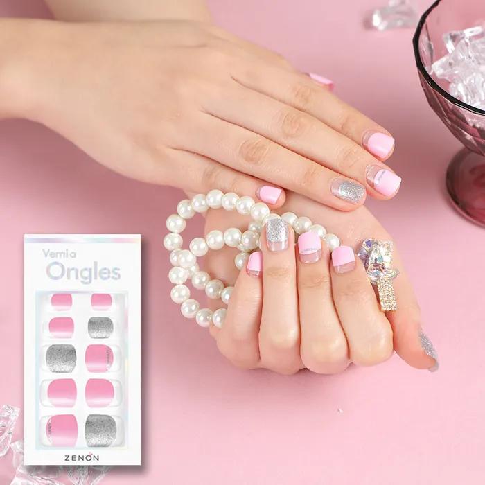 Free Glue Gel Nail Tips - 15 Fresh Strawberry
