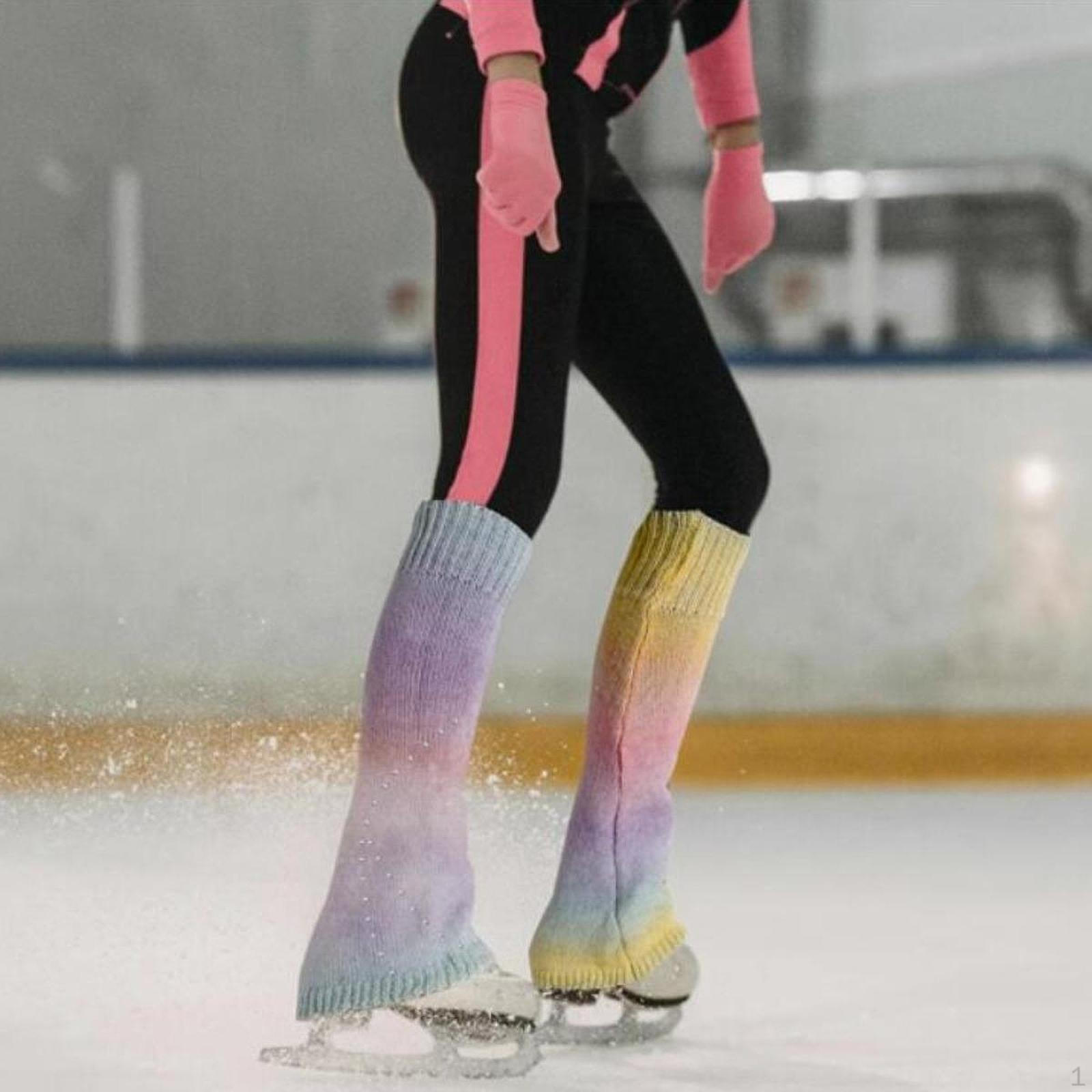 

Вязаные гетры, носки до щиколотки для фигурного катания со стразами, уличные ботинки Style B
