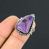 Sisters Day Deal Star Amethyst Stone 925 Silver Wife Promise Ring Jewelry US 6.5