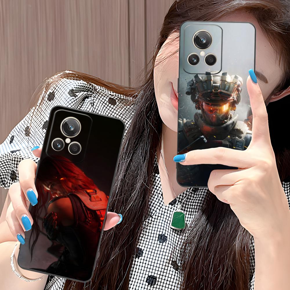 Game Delta Force Matte TPU Mobile Phone Case for Realme 15 14 13 12 11 10 9 Pro Plus T i Lite 5G Colorful Printing Cover