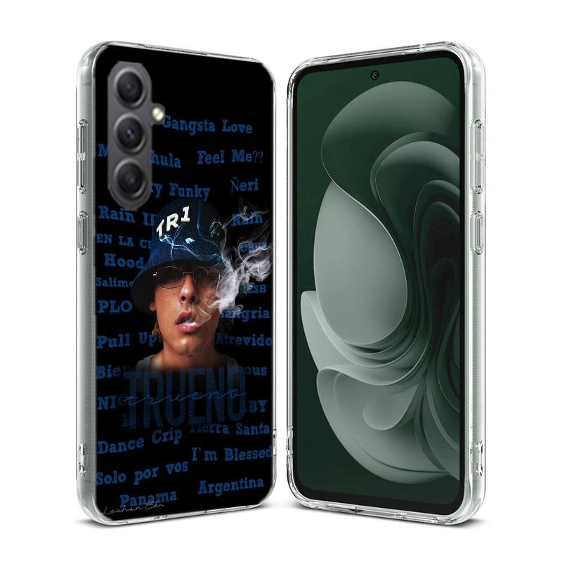 Trueno Rapper Phone Case for Samsung A16 A26 A36 A56 A17 A37 A57 A07 A06 A02S A03 A04S A05S Galaxy Note 20 10 A50S A71 A51 A31 A