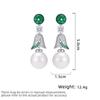 Women's Light Luxury Design Elegant Imitation Pearl Pendant Earrings Fashionable And Versatile Niche Design Earrings