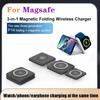 Wireless Fast Charging Dock Station, 3in 1, Macsafe, Iphone 14 Pro, 13, 12, Iwatch 8, Ultra 7, 6, 5, 4, Airpods Pro 2,